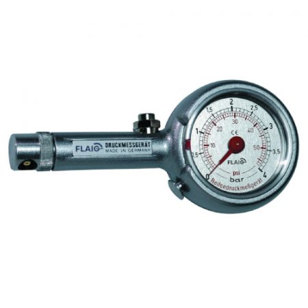 Präzisionsdruckmessgerät für Fahrräder, Motorräder und PKWs 0-4 bar (0-57 psi)